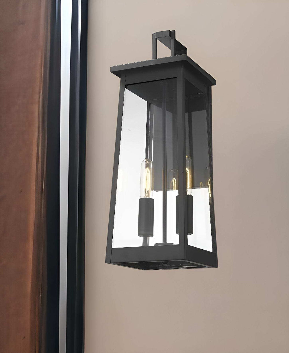 Alden 2-Light Matte Black Wall Light - Homeroots - Flyclothing LLC