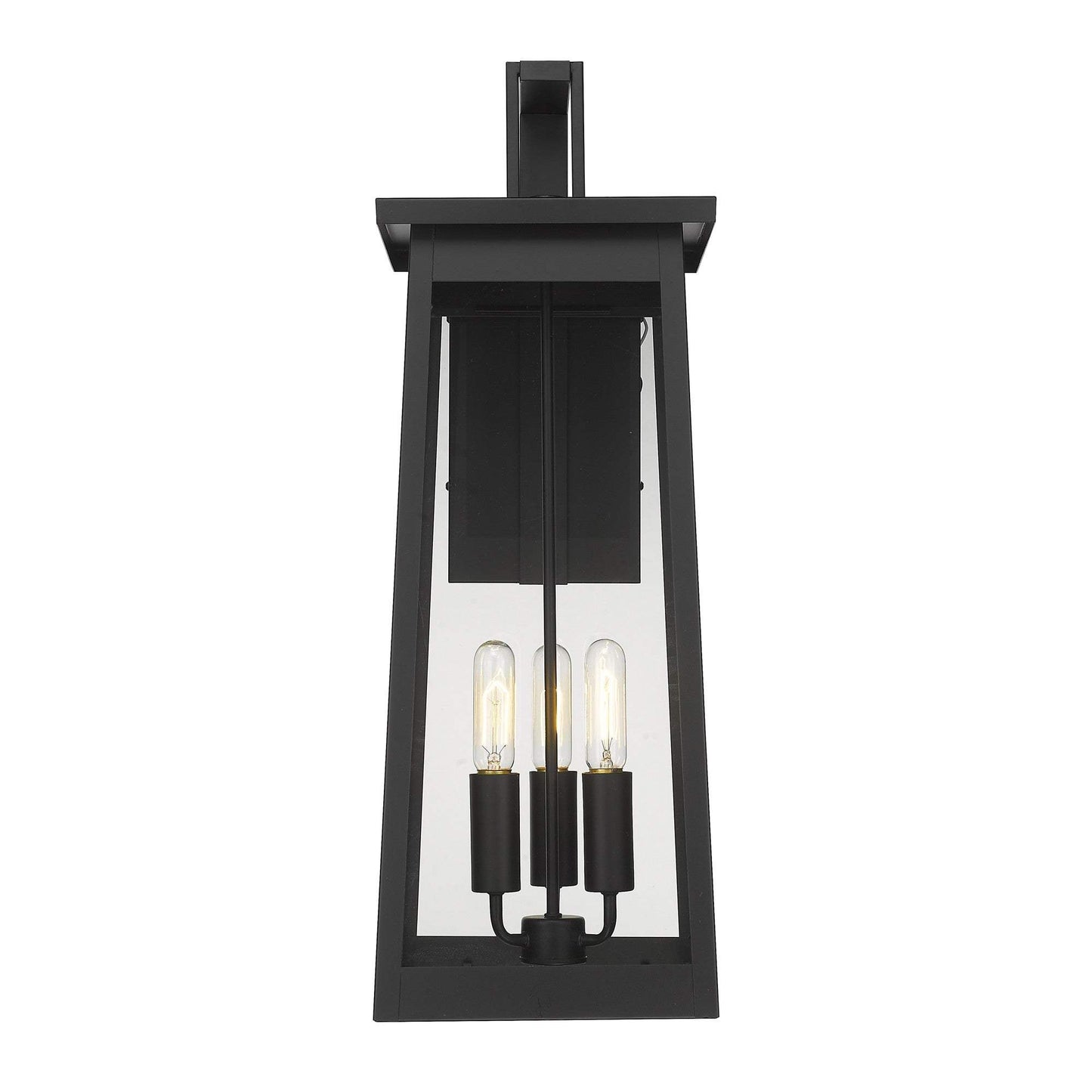 Alden 3-Light Matte Black Wall Light - Homeroots - Flyclothing LLC