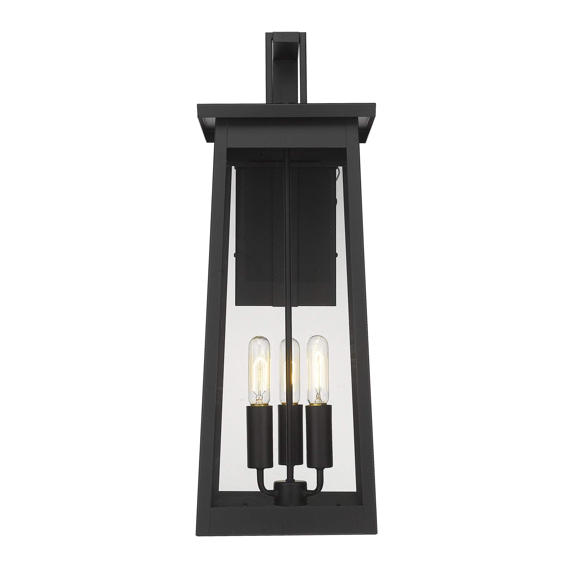 Alden 3-Light Matte Black Wall Light - Homeroots - Flyclothing LLC