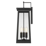 Alden 3-Light Matte Black Wall Light - Homeroots - Flyclothing LLC