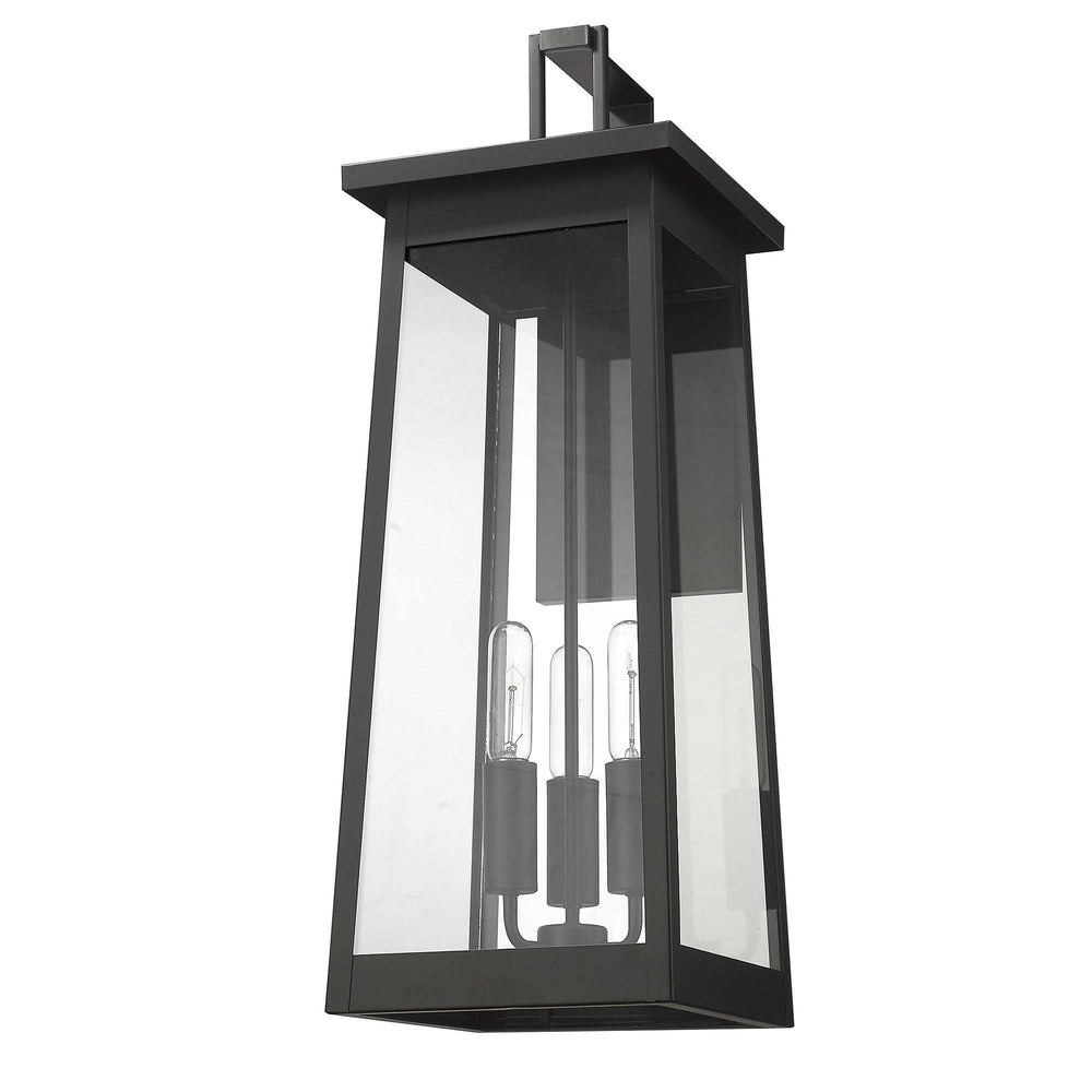 Alden 3-Light Matte Black Wall Light - Homeroots - Flyclothing LLC