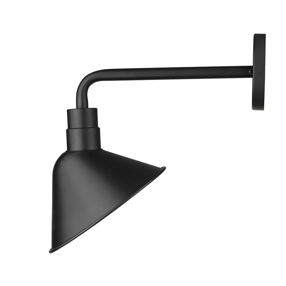 Fuller 1-Light Matte Black Wall Light - Homeroots - Flyclothing LLC