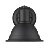 Matte Black Aluminum Wall Sconce - Homeroots