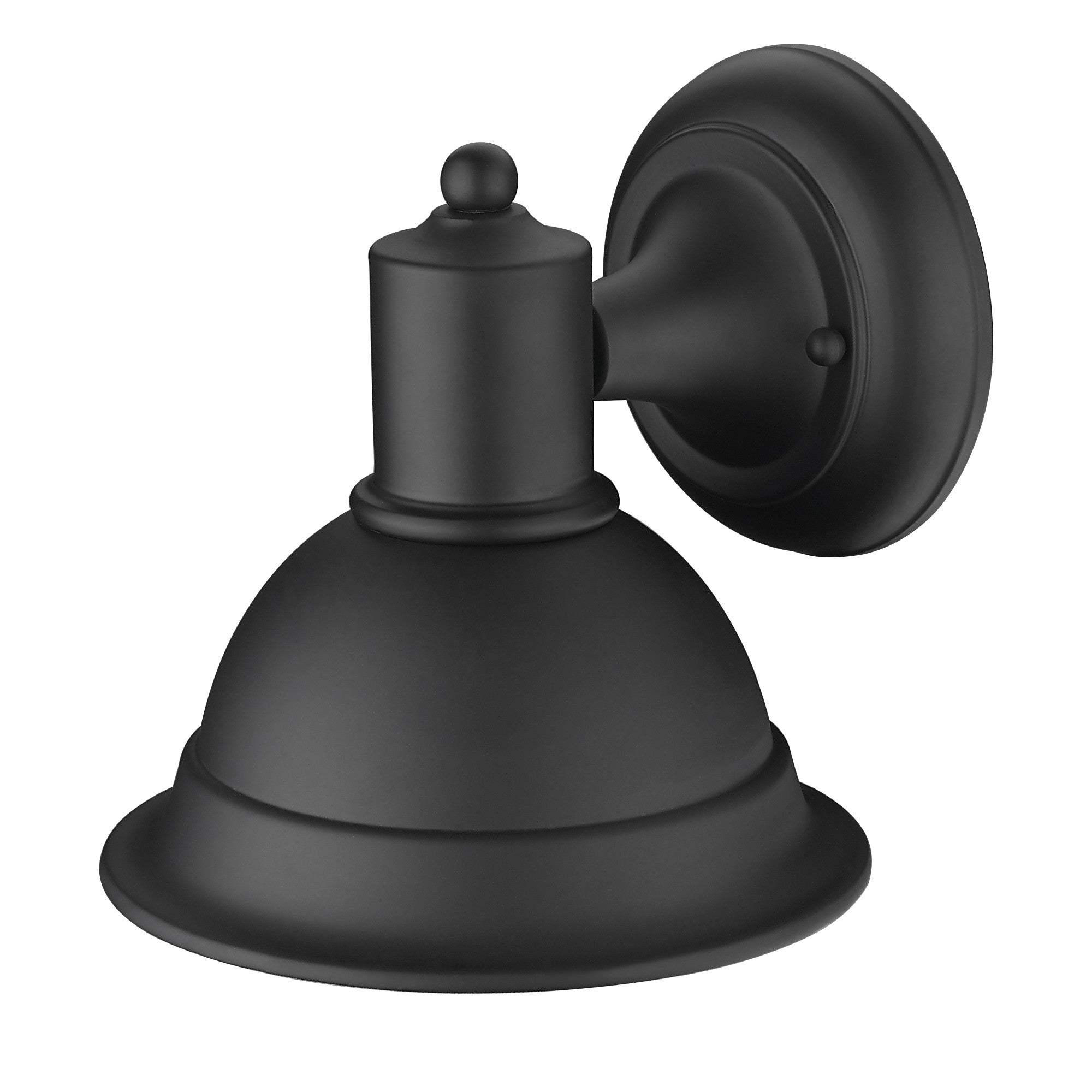 Matte Black Aluminum Wall Sconce - Homeroots - Flyclothing LLC