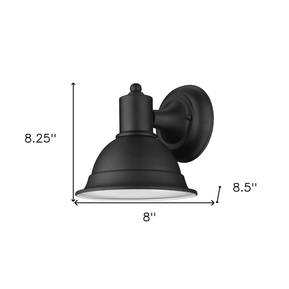 Matte Black Aluminum Wall Sconce - Homeroots - Flyclothing LLC