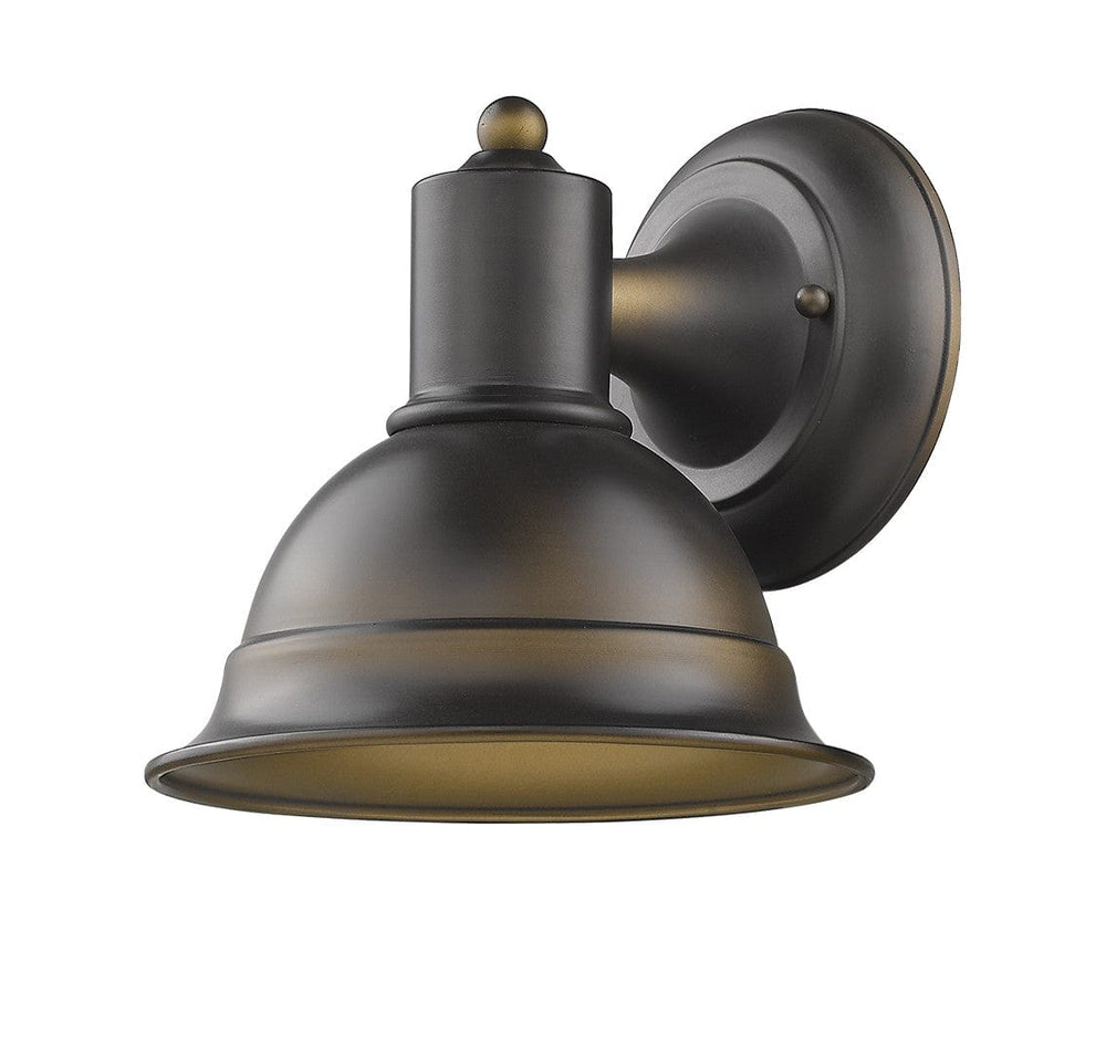 Antique Bronze Aluminum Wall Sconce - Homeroots