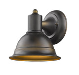 Antique Bronze Aluminum Wall Sconce - Homeroots