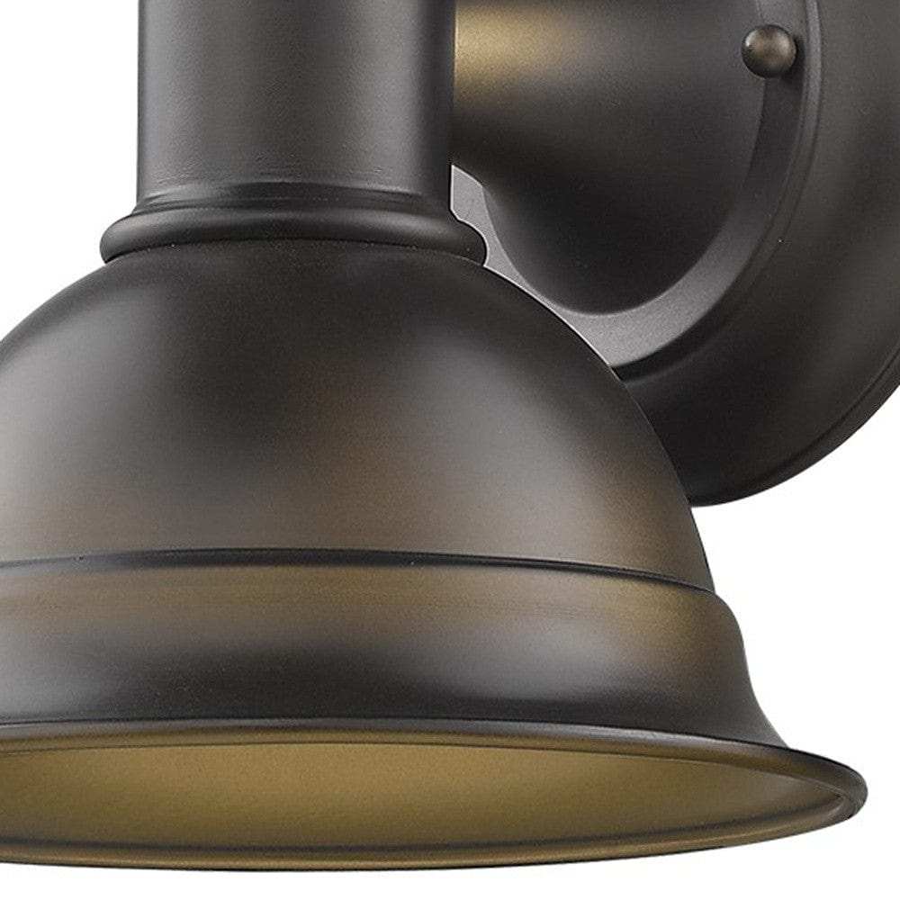 Antique Bronze Aluminum Wall Sconce - Homeroots - Flyclothing LLC