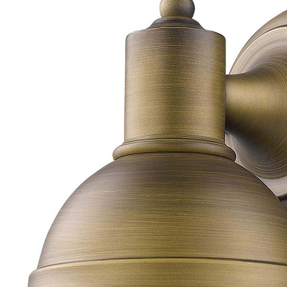 Brushed Gold Aluminum Wall Sconce - Homeroots - Flyclothing LLC