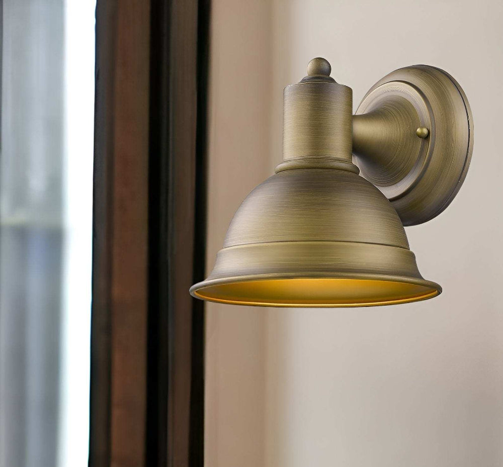 Brushed Gold Aluminum Wall Sconce - Homeroots - Flyclothing LLC