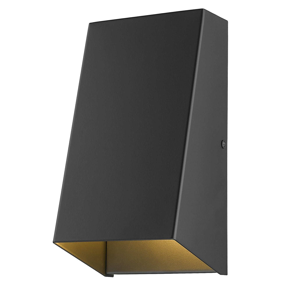 Matte Black Geometric Wall Sconce - Homeroots - Flyclothing LLC