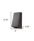 Antique Bronze Geometric Wall Sconce - Homeroots - Flyclothing LLC