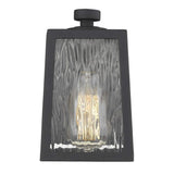 Matte Black glass panels Outdoor Wall Light - Homeroots - Flyclothing LLC