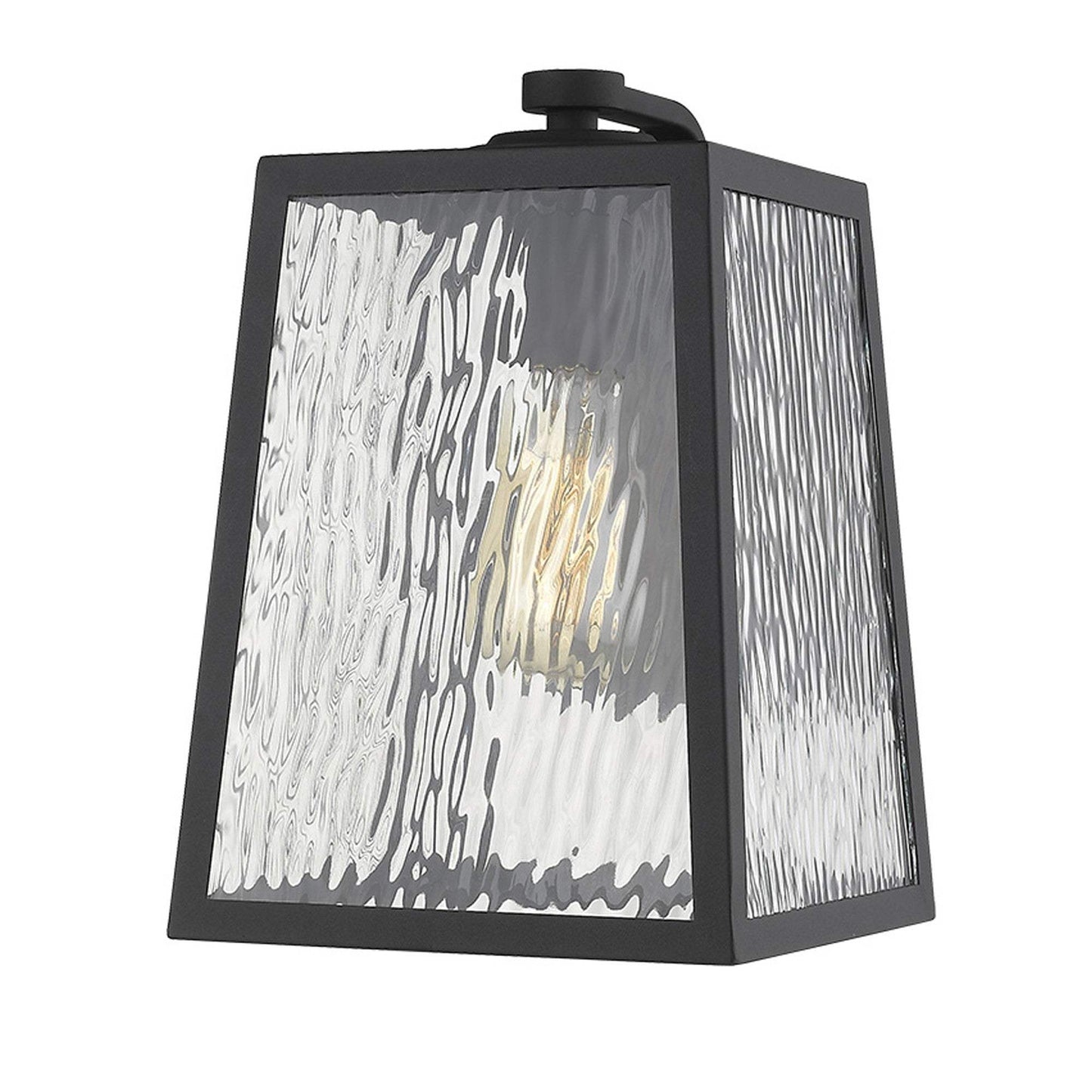 Hirche 1-Light Matte Black Wall Light - Homeroots - Flyclothing LLC