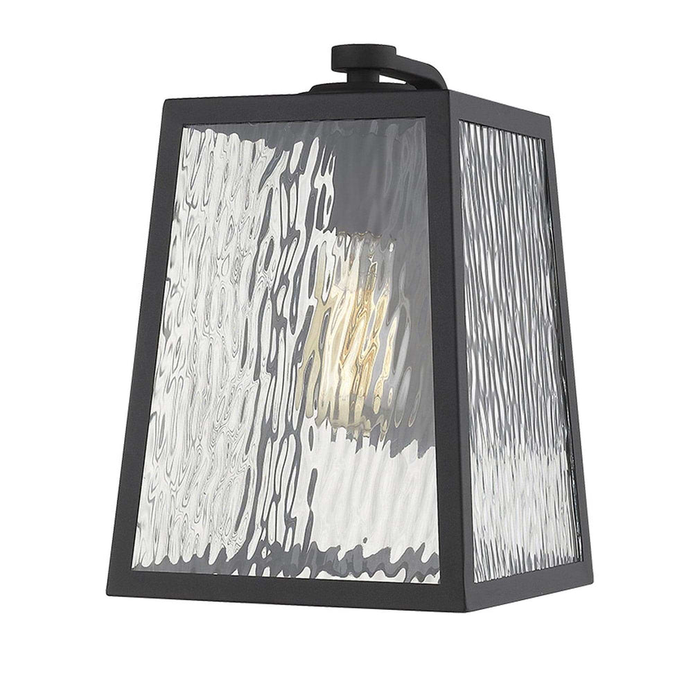 Hirche 1-Light Matte Black Wall Light - Homeroots - Flyclothing LLC