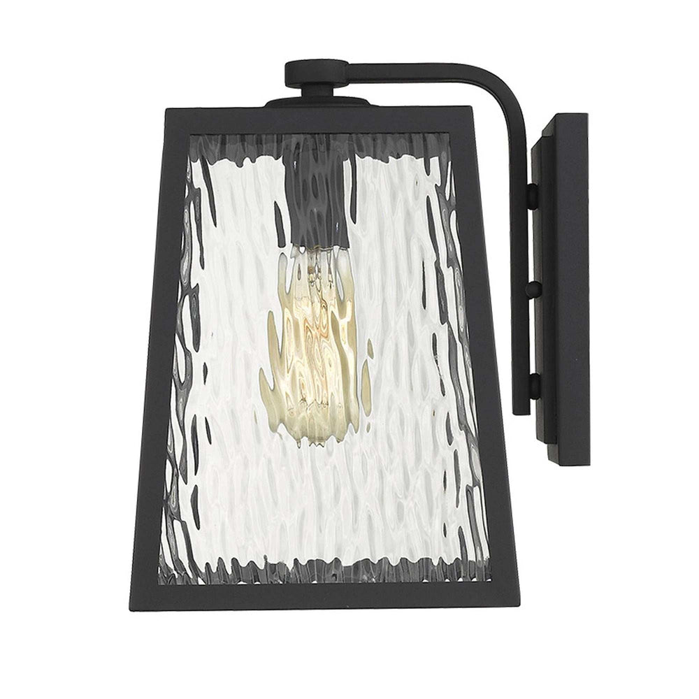 Hirche 1-Light Matte Black Wall Light - Homeroots - Flyclothing LLC