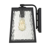 Hirche 1-Light Matte Black Wall Light - Homeroots - Flyclothing LLC