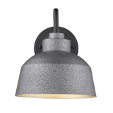 Barnes 1-Light Gray Wall Light - Homeroots - Flyclothing LLC