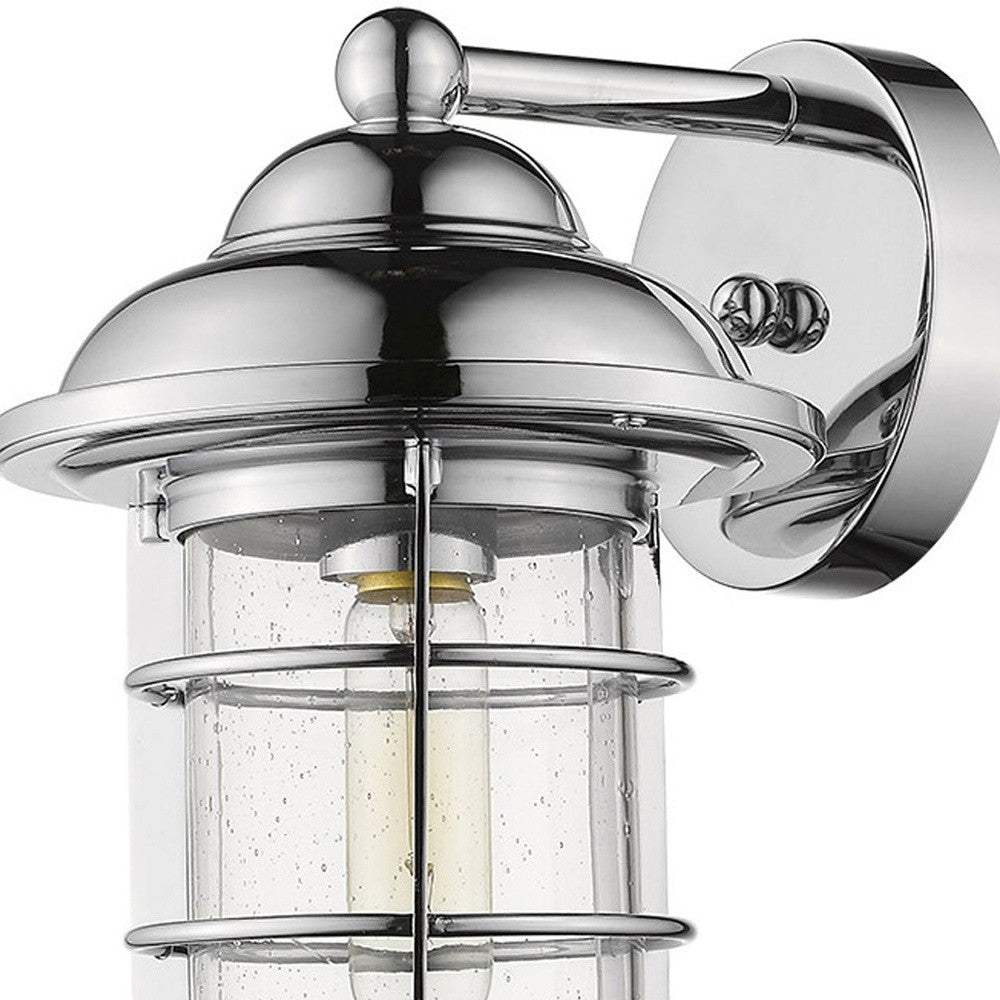 Silver Teardrop Shape Wall Sconce - Homeroots - Flyclothing LLC