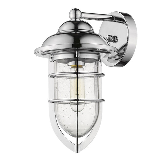 Silver Teardrop Shape Wall Sconce - Homeroots