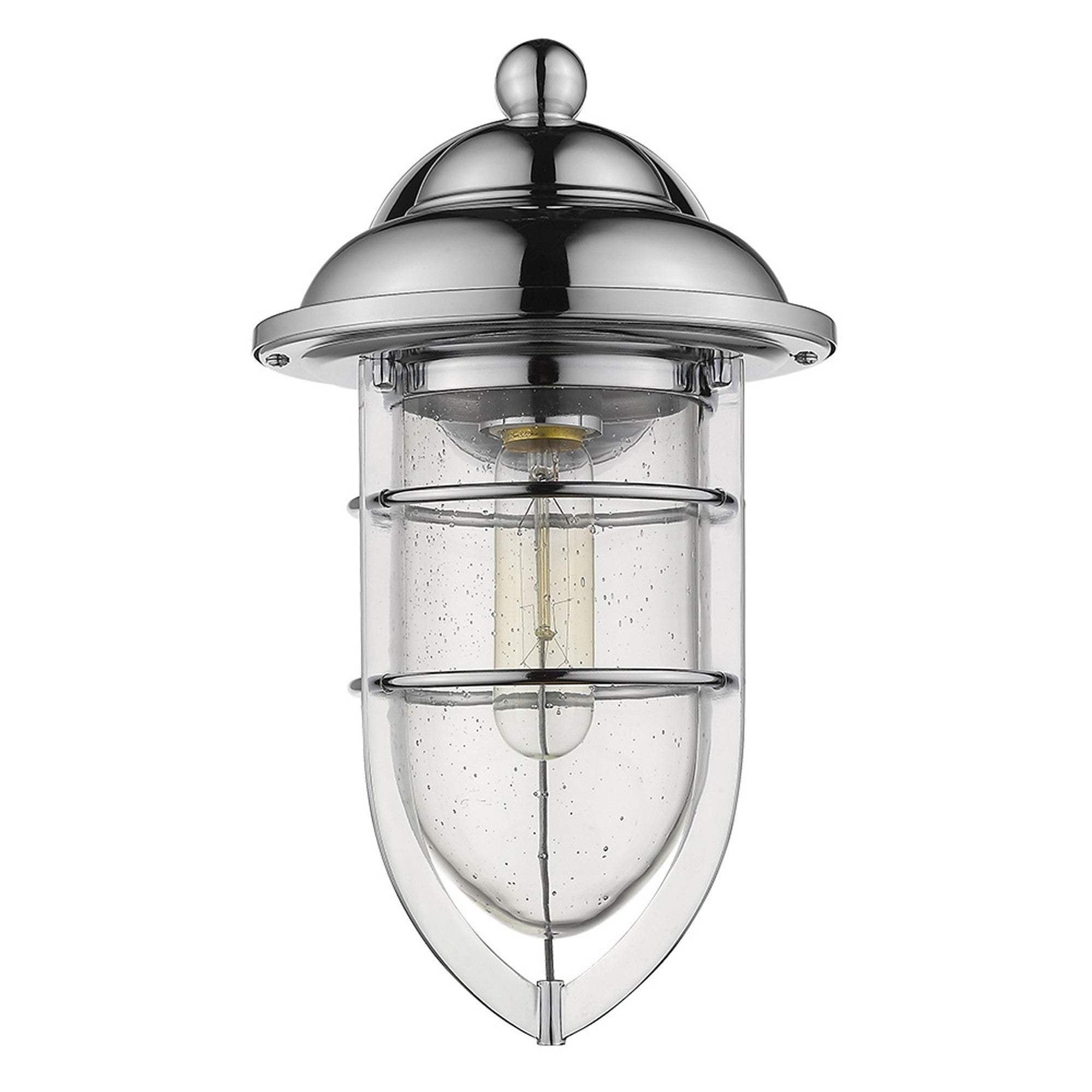 Silver Teardrop Shape Wall Sconce - Homeroots - Flyclothing LLC