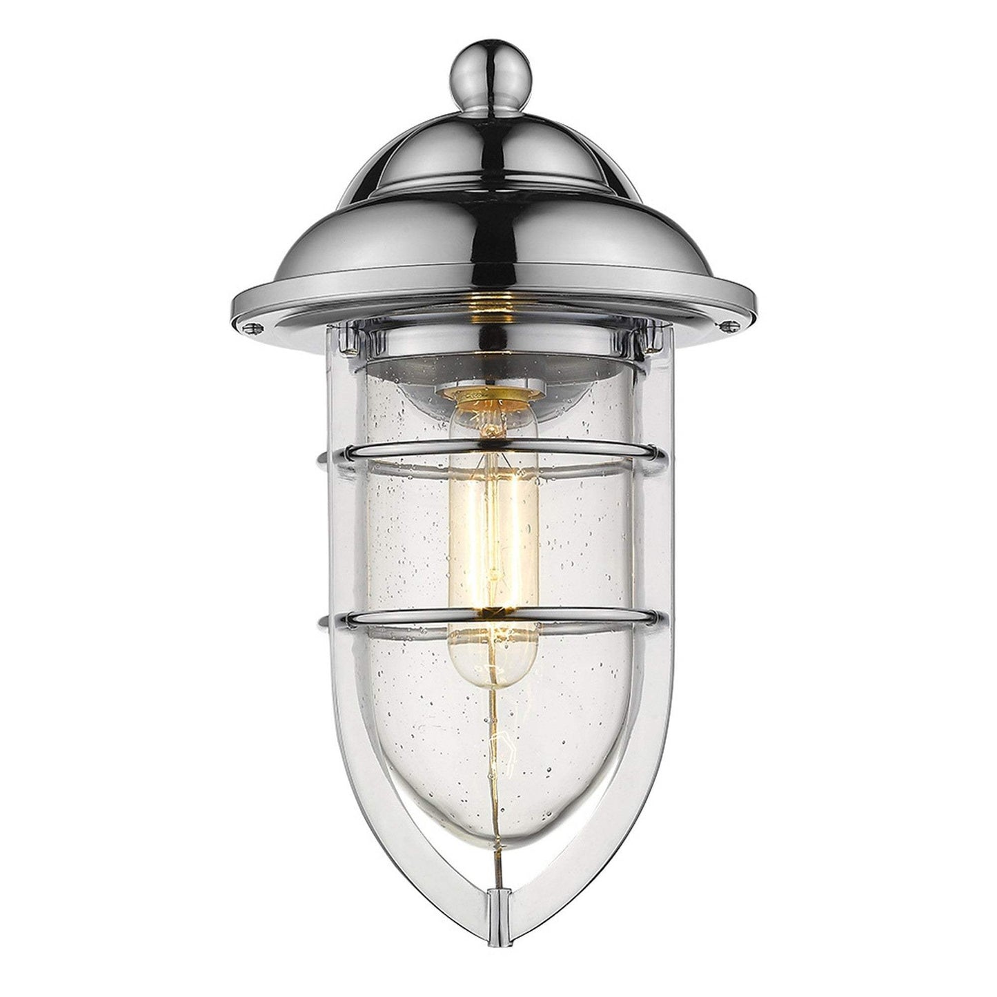 Silver Teardrop Shape Wall Sconce - Homeroots - Flyclothing LLC
