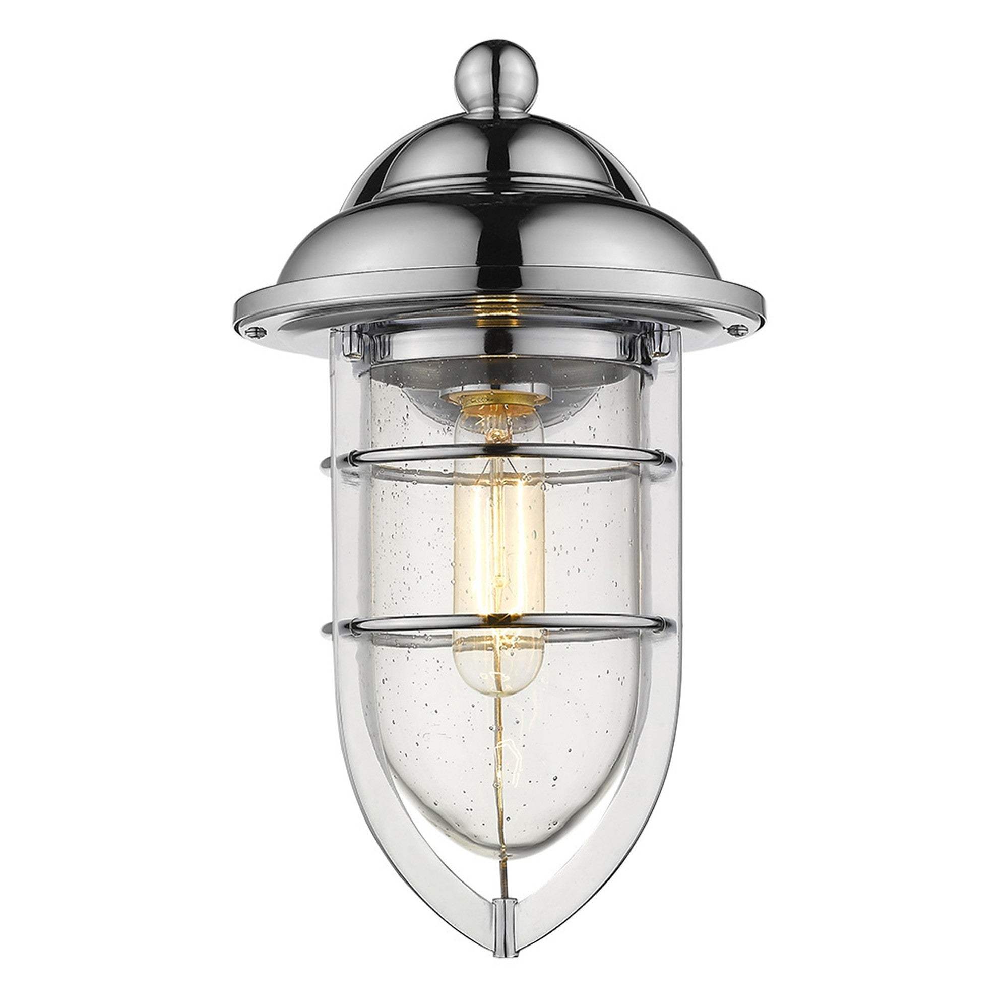 Silver Teardrop Shape Wall Sconce - Homeroots - Flyclothing LLC