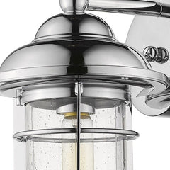 Silver Teardrop Shape Wall Sconce - Homeroots
