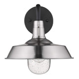 Silver Shallow Plate Shape Wall Light - Homeroots - Flyclothing LLC