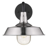 Silver Shallow Plate Shape Wall Light - Homeroots - Flyclothing LLC