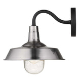 Silver Shallow Plate Shape Wall Light - Homeroots - Flyclothing LLC