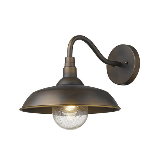 Burry 1-Light Oil-Rubbed Bronze Wall Light - Homeroots