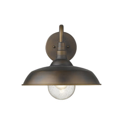 Burry 1-Light Oil-Rubbed Bronze Wall Light - Homeroots