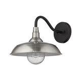 Burry 1-Light Satin Nickel Wall Light - Homeroots - Flyclothing LLC