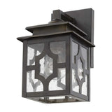 Antique Bronze Outdoor Lantern Wall Light - Homeroots - Flyclothing LLC