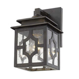 Antique Bronze Outdoor Lantern Wall Light - Homeroots - Flyclothing LLC
