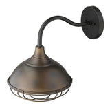 Afton 1-Light Oil-Rubbed Bronze Wall Light - Homeroots - Flyclothing LLC