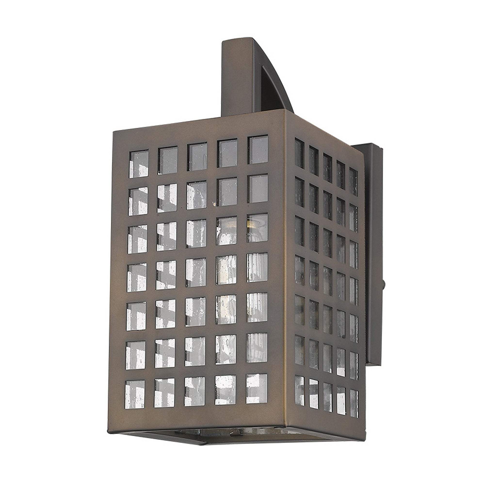 Letzel 1-Light Oil-Rubbed Bronze Wall Light - Homeroots - Flyclothing LLC