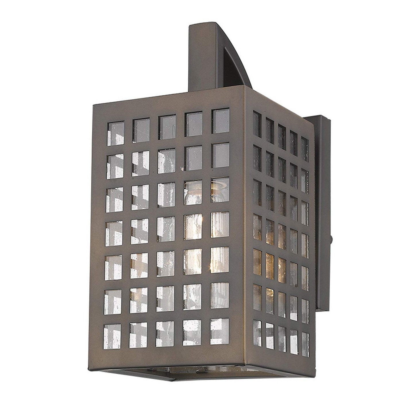 Letzel 1-Light Oil-Rubbed Bronze Wall Light - Homeroots - Flyclothing LLC