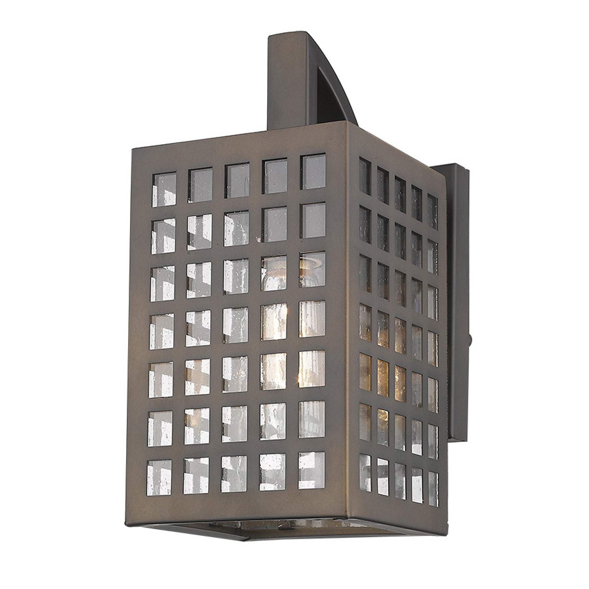 Letzel 1-Light Oil-Rubbed Bronze Wall Light - Homeroots - Flyclothing LLC