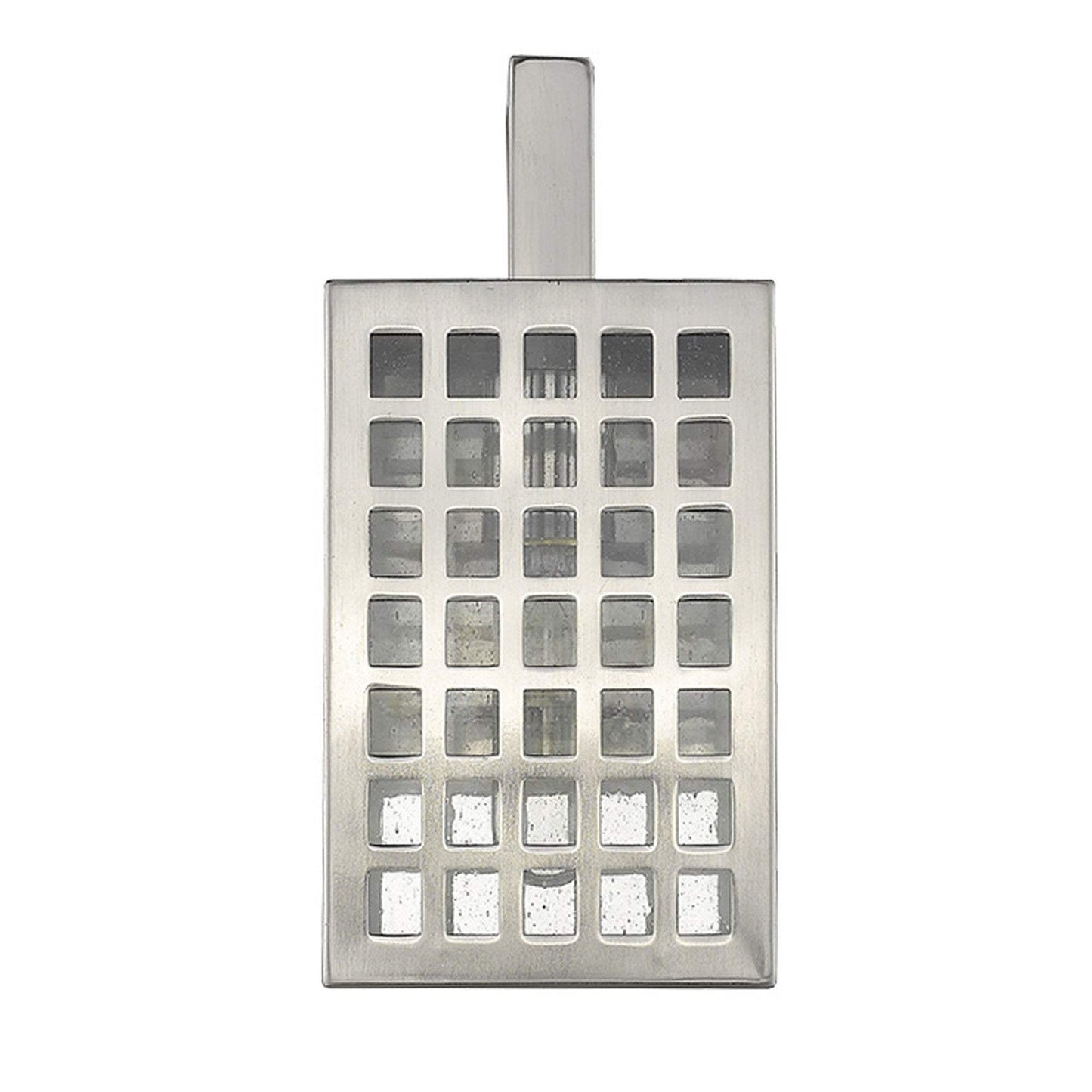 Letzel 1-Light Satin Nickel Wall Light - Homeroots - Flyclothing LLC