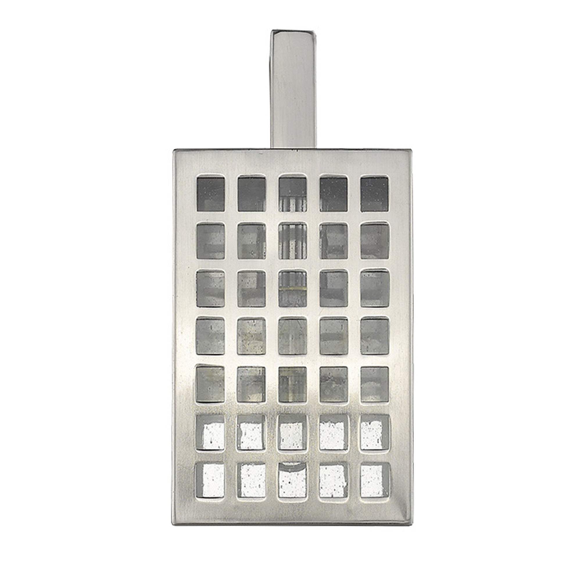 Letzel 1-Light Satin Nickel Wall Light - Homeroots - Flyclothing LLC