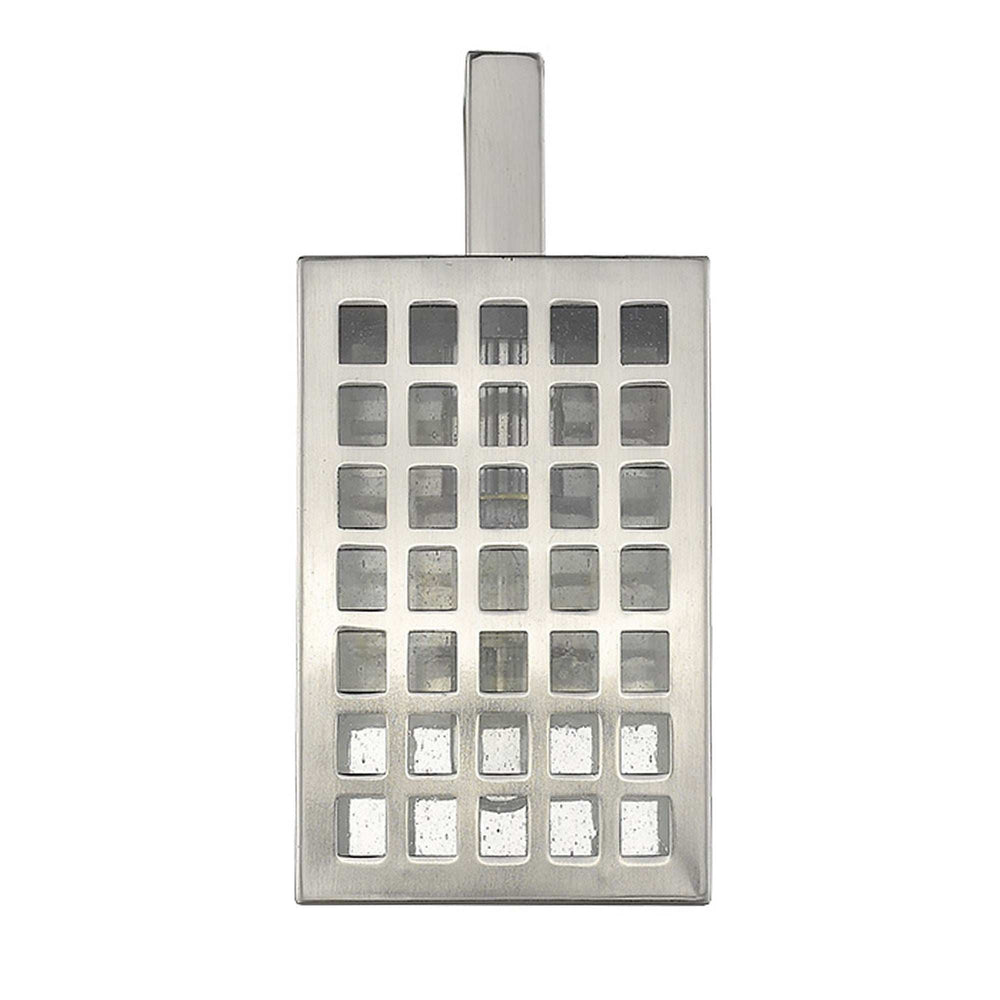 Letzel 1-Light Satin Nickel Wall Light - Homeroots - Flyclothing LLC