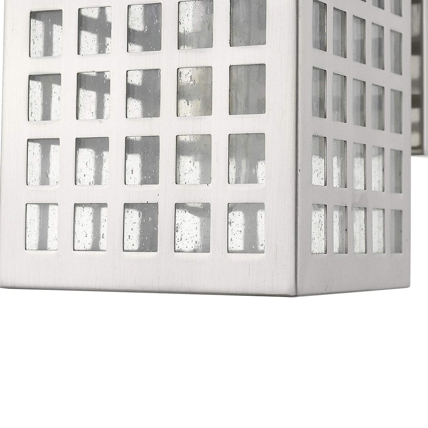 Letzel 1-Light Satin Nickel Wall Light - Homeroots - Flyclothing LLC