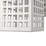 Letzel 1-Light Satin Nickel Wall Light - Homeroots - Flyclothing LLC