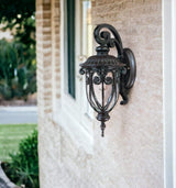 Dark Brown Hanging Goblet Wall Light - Homeroots - Flyclothing LLC