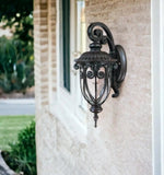 Dark Brown Hanging Goblet Wall Light - Homeroots