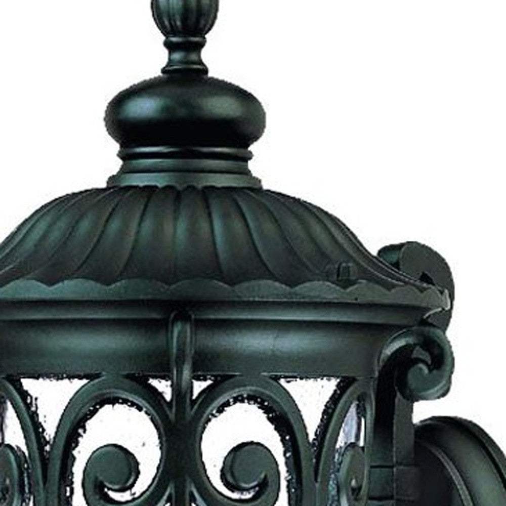Naples 1-Light Matte Black Wall Light - Homeroots - Flyclothing LLC