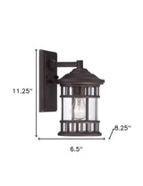 Antique Bronze Canister Wall Light - Homeroots - Flyclothing LLC