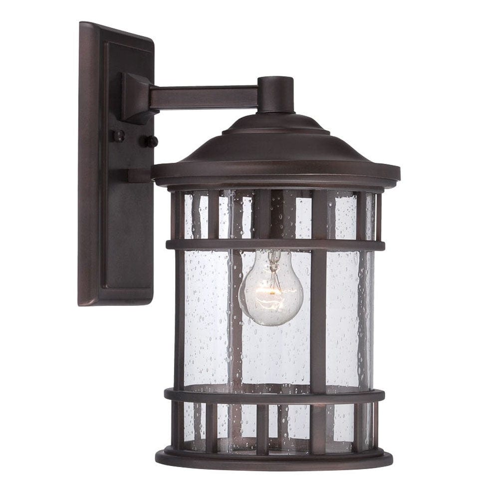XL Antique Bronze Canister Wall Light - Homeroots